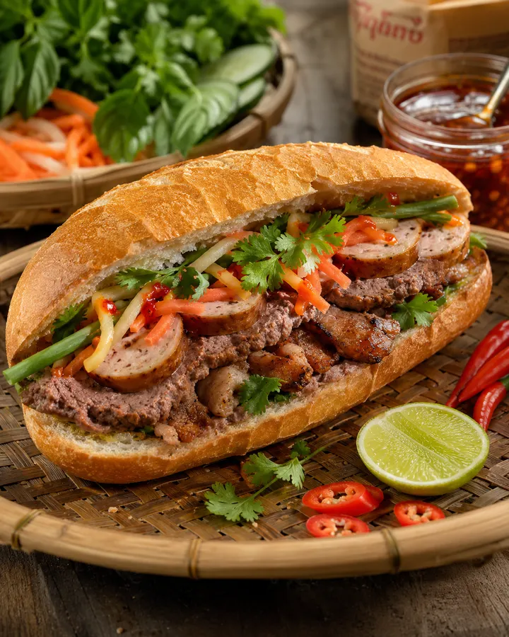 Photo de Khao jee (sandwich baguette)
