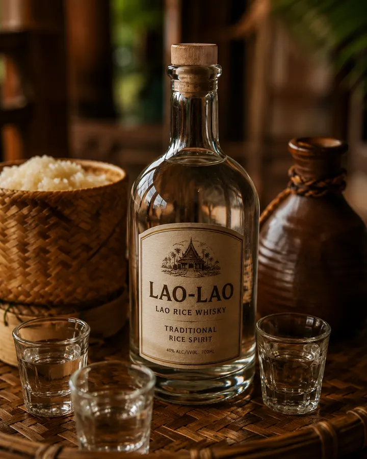 Photo de Lao-lao (whisky de riz)