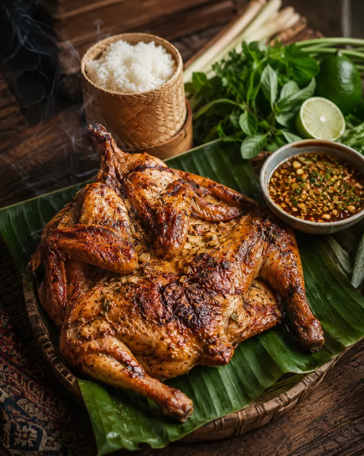 Photo de Ping kai (poulet grillé)