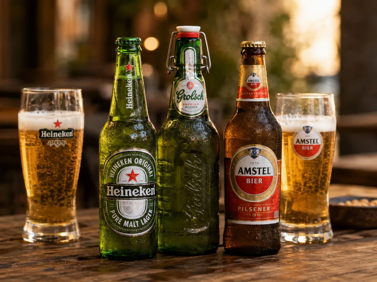 Photo de Biere (Heineken, Grolsch, Amstel)